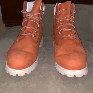 Timberland size 12 Men 6 in. Paprika Nubuck (color). Gently Used Once